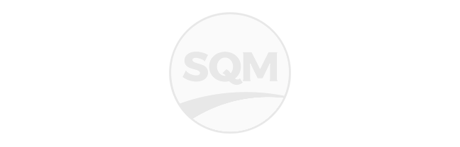 SQM logo in white