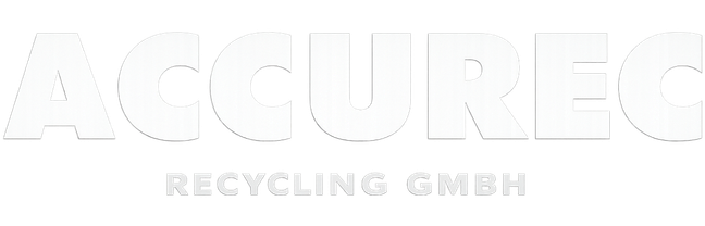Accurec Recycling logo in white